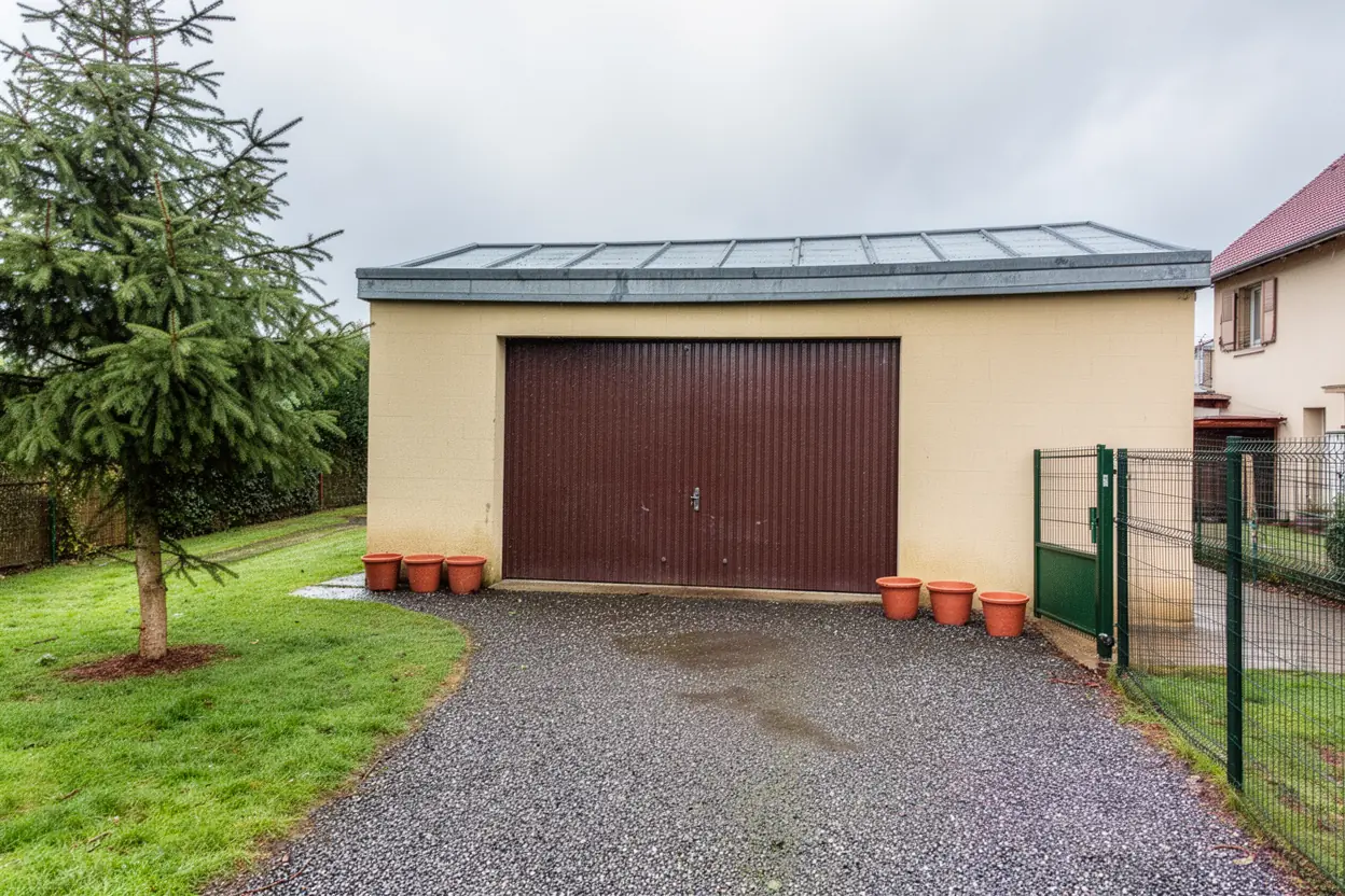 Garage dégagé après démontage urgent à Houssen
